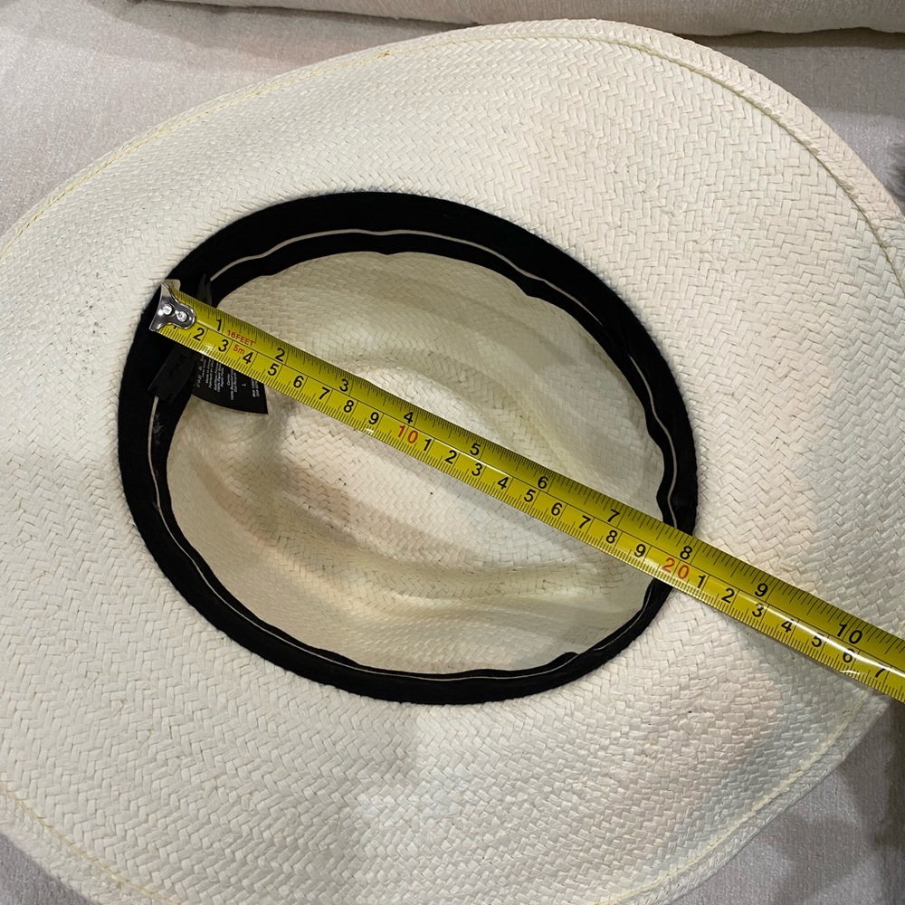 RAG & BONE NWOT LEXIE PACKABLE WIDE BRIM FEDORA IN IVORY - Picture 9 of 9